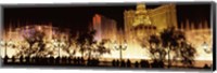 Framed Las Vegas Hotels at Night