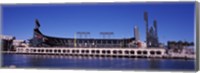 Framed Baseball park at the waterfront, AT&T Park, 24 Willie Mays Plaza, San Francisco, California, USA