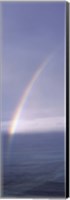 Framed Rainbow over ocean, Honolulu, Oahu, Hawaii, USA