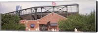 Framed Warren Spahn Plaza at the Chickasaw Bricktown Ballpark, Oklahoma City, Oklahoma, USA