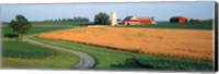 Framed Farm nr Mountville Lancaster Co PA USA