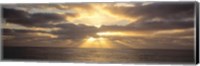 Framed Sunset Sub Antarctic Australia