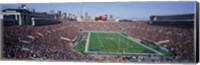 Framed Football, Soldier Field, Chicago, Illinois, USA