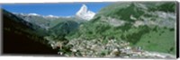 Framed Zermatt, Switzerland (horizontal)
