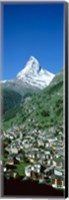 Framed Zermatt, Switzerland (vertical)