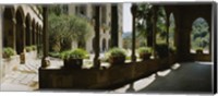 Framed Porch of a building, Montserrat, Barcelona, Catalonia, Spain