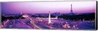 Framed Dusk Place de la Concorde Paris France