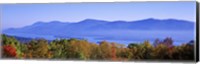 Framed Lake George, Adirondack Mountains, New York State, USA