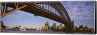 Framed Sydney Harbor Bridge, Sydney, New South Wales, Australia