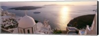 Framed View of Santorini, Greece