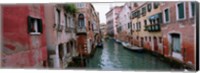 Framed Buildings on both sides of a canal, Grand Canal, Venice, Italy