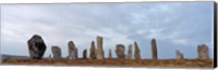 Framed Rocks on a landscape, Callanish Standing Stones, Lewis, Outer Hebrides, Scotland