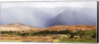 Framed Clouds over mountains, Andes Mountains, Urubamba Valley, Cuzco, Peru