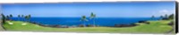 Framed Trees in a golf course, Kona Country Club Ocean Course, Kailua Kona, Hawaii