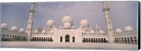 Framed Low angle view of a mosque, Sheikh Zayed Mosque, Abu Dhabi, United Arab Emirates