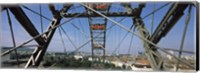 Framed Ferris wheel frame, Prater Park, Vienna, Austria