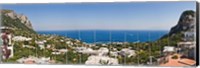 Framed Town at the waterfront, Marina Grande, Capri, Campania, Italy