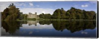 Framed Lake and 19th Century Gothic Revival Johnstown Castle, Co Wexford, Ireland