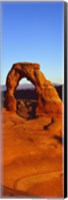 Framed Natural arch in a desert, Arches National Park, Utah