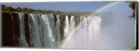 Framed Rainbow over Victoria Falls, Zimbabwe