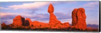 Framed Red rock formations, Arches National Park, Utah