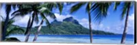 Framed Bora Bora, Tahiti, Polynesia