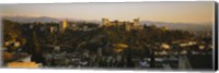 Framed High angle view of a city, Alhambra, Granada, Spain