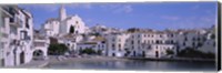 Framed Buildings On The Waterfront, Cadaques, Costa Brava, Spain