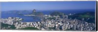 Framed Skyline, Cityscape, Coastal City, Rio De Janeiro, Brazil