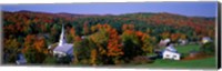 Framed Autumn, Waits River, Vermont, USA