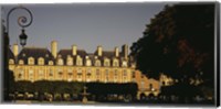 Framed Facade of a building, Place des Vosges, Paris, France