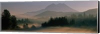 Framed Sunrise, Mount Rainier Mount Rainier National Park, Washington State, USA