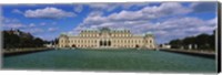 Framed Facade of a palace, Belvedere Palace, Vienna, Austria