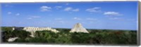 Framed Pyramid Of The Magician Uxmal, Yucatan Peninsula, Mexico