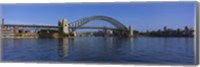 Framed Bridge across the sea, Sydney Harbor Bridge, Sydney, New South Wales, Australia
