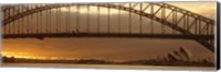 Framed Harbor Bridge Sydney Australia