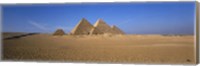 Framed Great Pyramids Giza Egypt