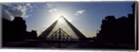 Framed Sunlight Through the Louvre Paris, France
