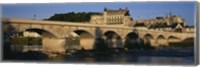 Framed Arch Bridge Near A Castle, Amboise Castle, Amboise, France