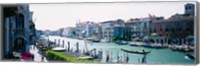 Framed Boats and Gondolas, Grand Canal, Venice, Italy