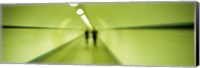 Framed Pedestrian Tunnel, Blurred Motion