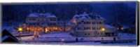 Framed Christmas Lights, Hohen-Schwangau, Germany