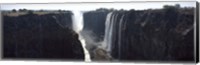 Framed Waterfall, Victoria Falls, Zambezi River, Zimbabwe