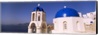 Framed Church with sea in the background, Santorini, Cyclades Islands, Greece