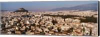 Framed Aerial View of Athens, Greece