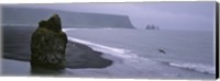 Framed Rock Formation On The Beach, Reynisdrangar, Vik I Myrdal, Iceland