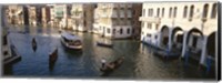 Framed Gondolas in the Canal, Venice, Italy