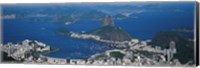 Framed Aerial View of Rio De Janeiro, Brazil