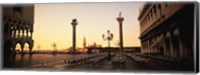 Framed Low angle view of sculptures in front of a building, St. Mark's Square, Venice, Italy