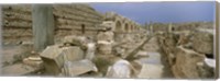 Framed Ruins of ancient Roman city, Leptis Magna, Libya